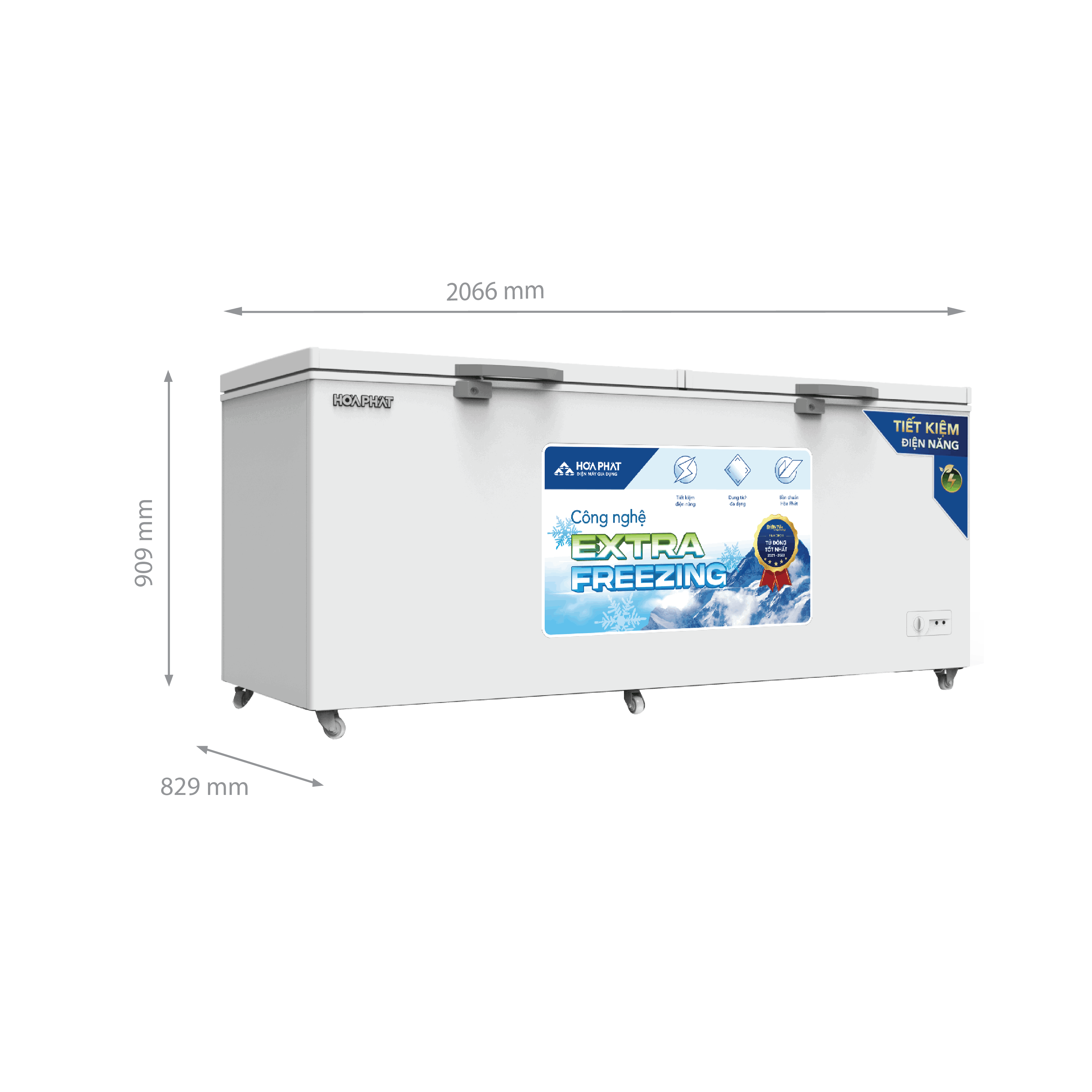 Tủ bảo quản 1 ngăn đông Hòa Phát 783L HPF- AD6783
